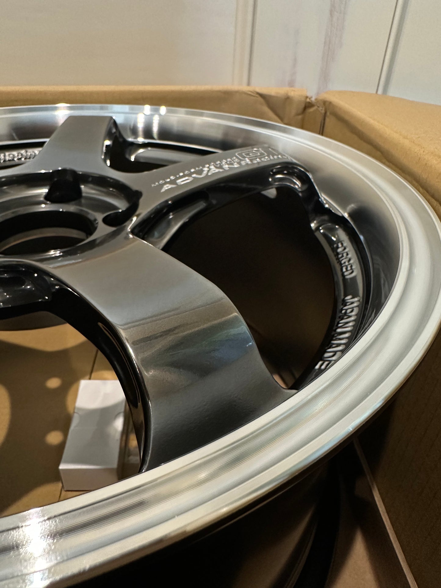 [STAGGERED FULL SET] Advan GT Beyond Machining & Hyper Platinum Black 17x9 ET63 5x114.3