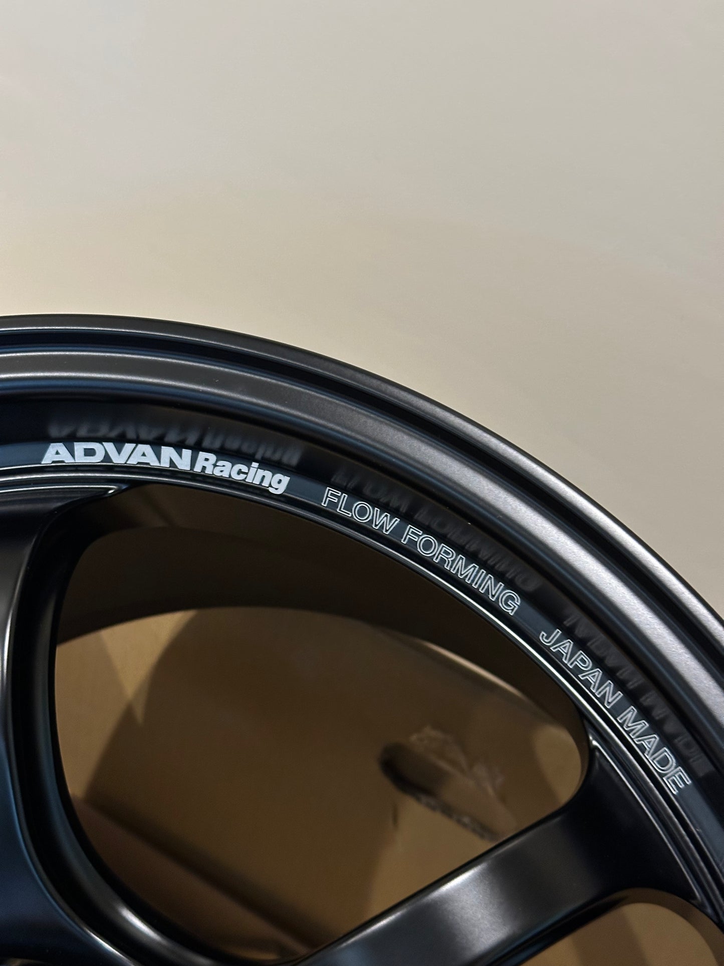 [FULL SET] Advan RG-D2 Semi-Gloss Black 18x9.5 ET45 5x114.3
