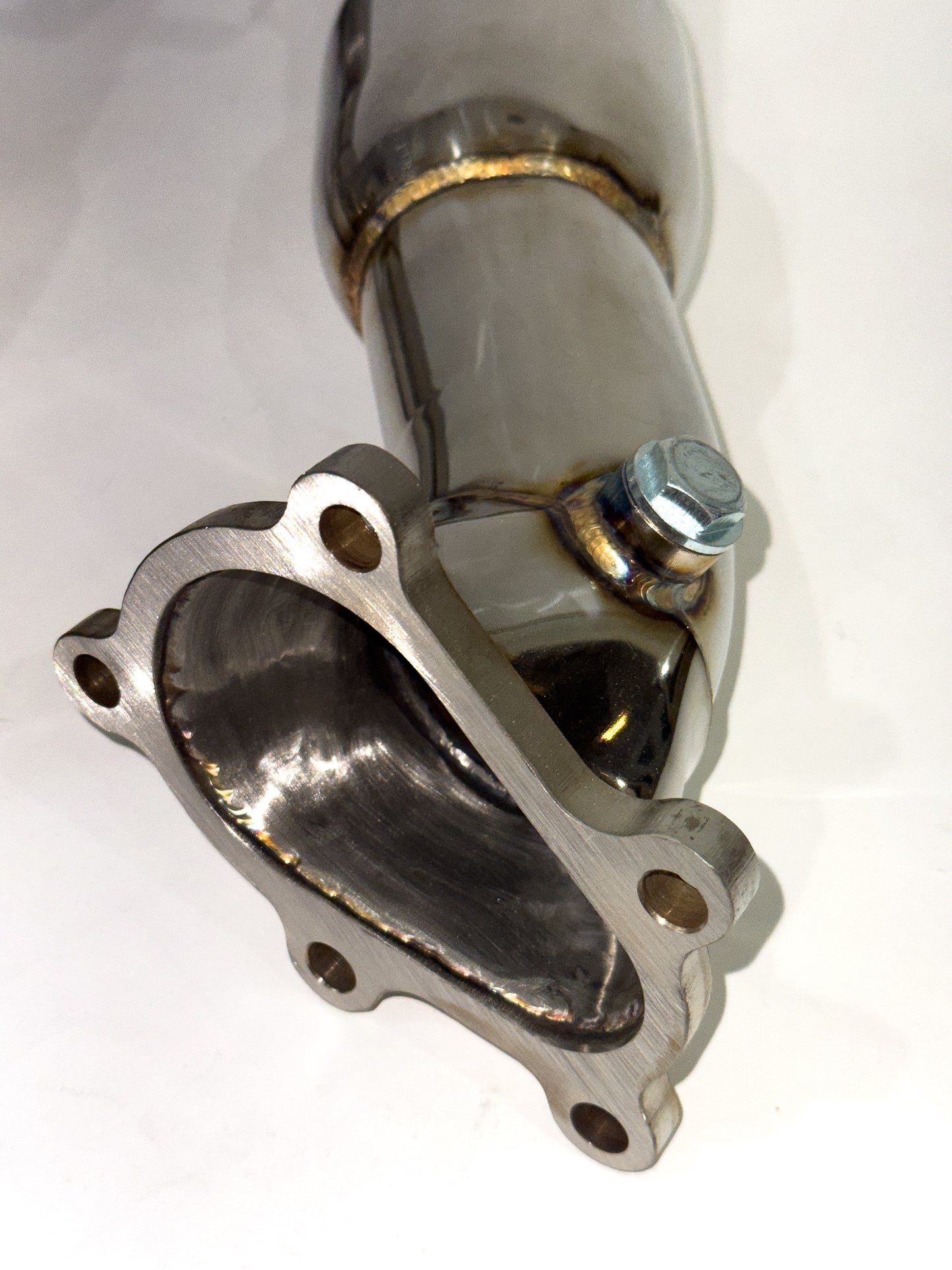 TopSpeed Nissan GTR R35 2009-2019 Stainless Steel Turbo Resonated Down Pipe