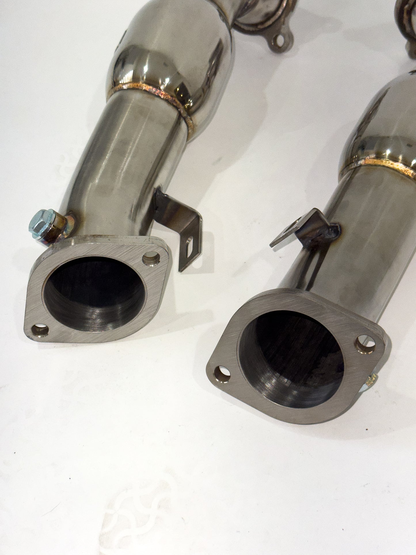 TopSpeed Nissan GTR R35 2009-2019 Stainless Steel Turbo Resonated Down Pipe