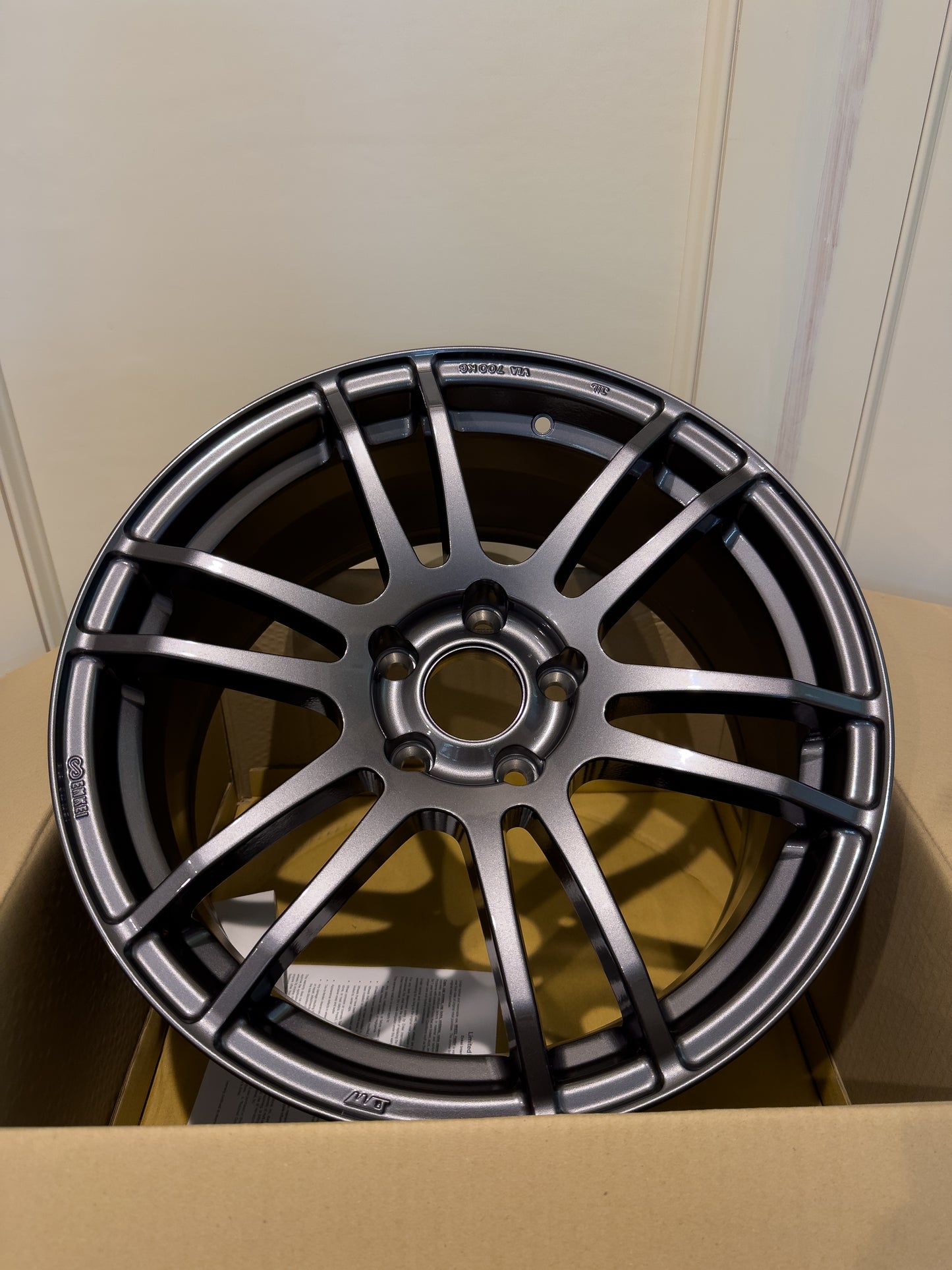 [FULL SET] Enkei TSP6 Gun Metal 17x8 ET45 5x114.3