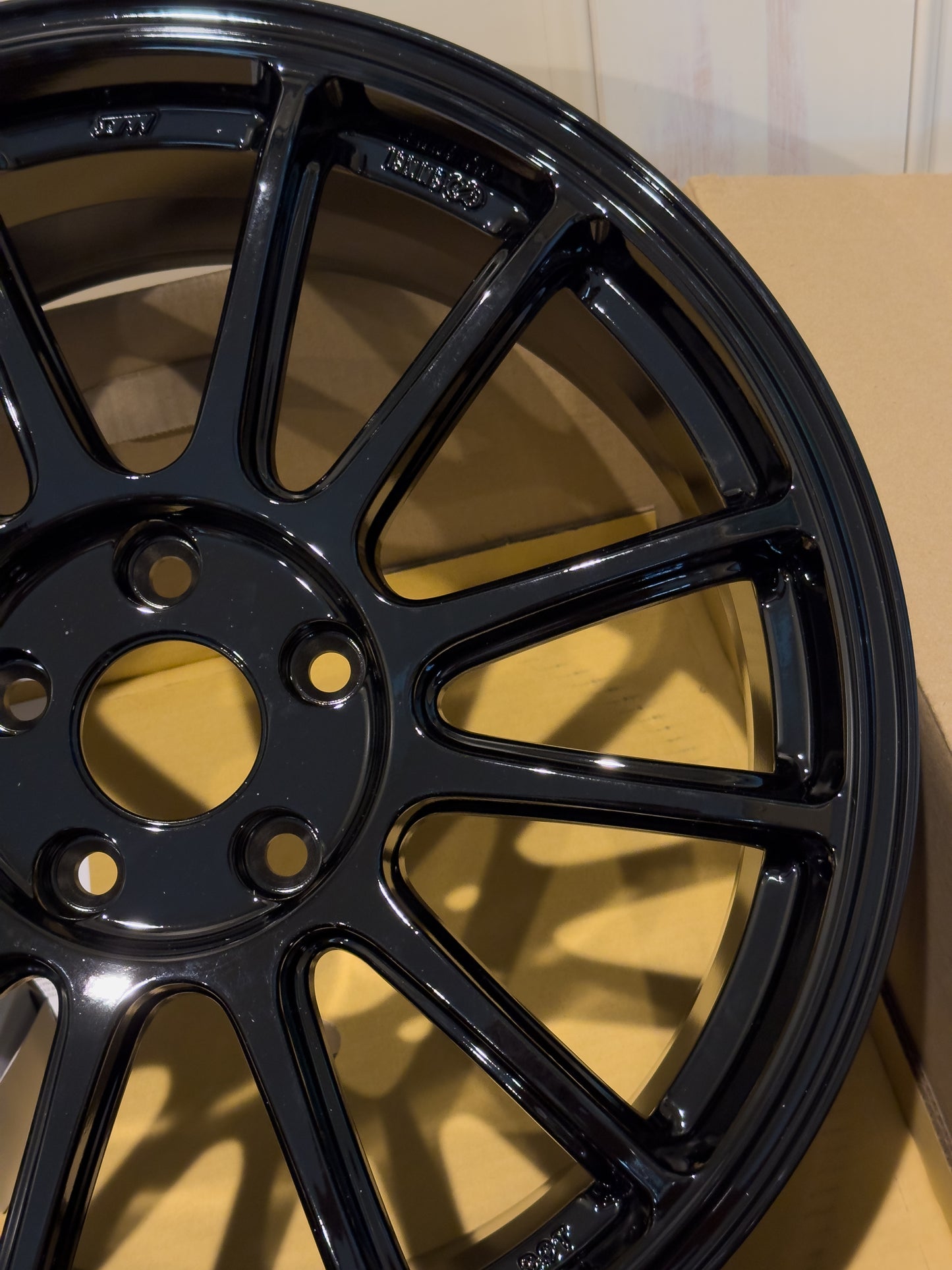 [FULL SET] Enkei Vantix Gloss Black 18x8 ET45 5x100